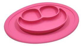Prato Pratinho Silicone com Divisórias Infantil com Ventosa Gruda Na Mesa Prato Pratinho Silicone com Divisórias Infantil com Ventosa Gruda Na Mesa