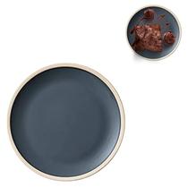 Prato Preto em Melamina Oriental 15cm Luxo