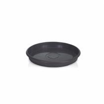 Prato preto p/Vaso redondo 13,3cm ref 2823 - Erca Plast