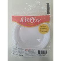 Prato ps 15 raso branco bello festas 10un