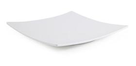 Prato Quadrado Curvado 31 Cm Melamina 100% Profissional Gourmet Mix