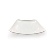 Prato Quadrado de Melamina Branco 18x18 cm Frigopro