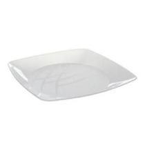 Prato Quadrado Grande Branco - Prafesta 10 Unidades