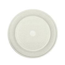 Prato raso 15cm biodegradavel branco c/10un. bello