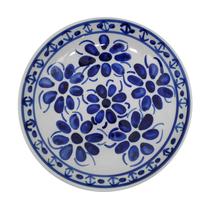 Prato Raso 22,5 cm, pintado a mão - monte sião - colonial Prato Raso 22,5 cm, pintado a mão - monte sião - colonial