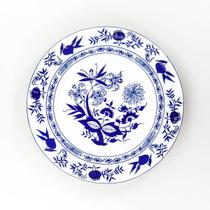 Prato Raso 26 cm Porcelana Schmidt - Dec. Cebolinha