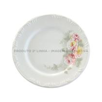 Prato Raso 26 cm Porcelana Schmidt - Dec. Romântica Pomerode 2 LINHA E005 Prato Raso 26 cm Porcelana Schmidt - Dec. Romântica Pomerode 2 LINHA E005
