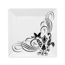 Prato Raso 26,5x26,5 Cm Quartier Tattoo Oxford