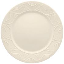 Prato Raso 26cm Serena Cream Porcelana 102355 - Oxford
