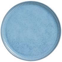 Prato Raso 27,5cm Cerâmica Azul Linhas Breeze Avulso Porto B Prato Raso 27,5cm Cerâmica Azul Linhas Breeze Avulso Porto B