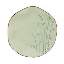 Prato Raso 27,5cm Ryo Bambu Verde Porcelana 076953 - Oxford - BIONA, OXFORD