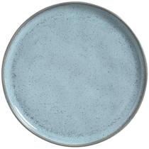 Prato Raso 27cm Bio Breeze Porto Brasil Cerâmica Stoneware Azul Avulso Servir Refeição