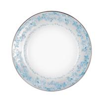 Prato Raso 27cm Porcelana Schmidt - Dec. Sensile Blu 2424 Prato Raso 27cm Porcelana Schmidt - Dec. Sensile Blu 2424
