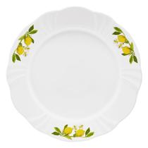 Prato Raso 29 Cm Soleil Limoni Limão Mesa Posta Oxford