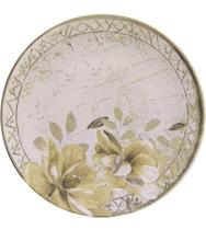 Prato Raso Avulso 26cm Magnolia Bege Cerâmica Wolff