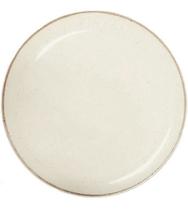Prato Raso Avulso 27cm Cerâmica Corona Caoba Bege Prato Raso Avulso 27cm Cerâmica Corona Caoba Bege