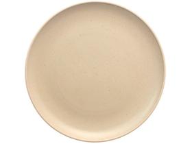 Prato Raso Bege de Sobremesa Redondo 20cm Hauskraft FBBU002/BG