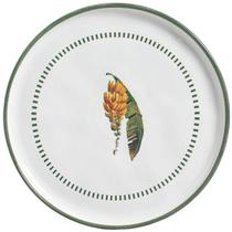 Prato Raso Bio Bananê Porto Brasil Cerâmica 27cm Branco Cozinha Gourmet Mesa Posta Prato Raso Bio Bananê Porto Brasil Cerâmica 27cm Branco Cozinha Gourmet Mesa Posta
