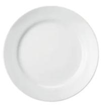 Prato Raso Branco Resistente Restaurante Hotel Buffet 26cm