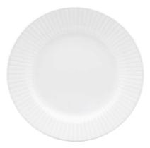 Prato Raso Canelé Branco em Cerâmica 24cm - Biona Prato Raso Canelé Branco em Cerâmica 24cm - Biona