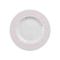 Prato Raso Capodanno em Porcelana Decorada 21 cm Tramontina Prato Raso Capodanno em Porcelana Decorada 21 cm Tramontina