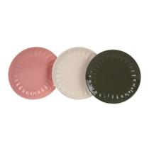 Prato Raso Cazza Daisy em Cerâmica 27cm - Item Sortido