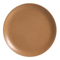 Prato Raso Cerâmica 29cm Refeição Organic Terracota Alleanza Rustico