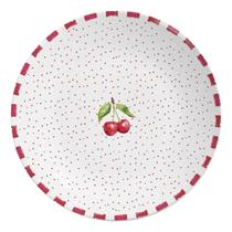 Prato Raso Cerâmica Amarena Cereja 29 cm Prato Raso Cerâmica Amarena Cereja 29 cm