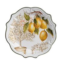 Prato Raso Cerâmica Toscana Limão Branco Scalla 27cm
