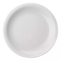 Prato Raso Collore Branco 26cm 1 Un Cerâmica Primeira Linha