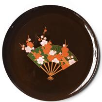 Prato Raso Com Desenho Decorativo 25cm Prato Raso Com Desenho Decorativo 25cm