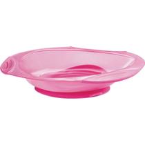 Prato Raso com Ventosa Funny Meal Rosa BB049 Multikids Baby