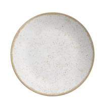 Prato Raso Coup Organic Cor Bege Cerâmica 29cm Alleanza