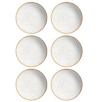 Prato Raso Coup Organic de Cerâmica 29cm 6 Unidades - Alleanza 7550-201