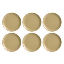 Prato Raso Coup Organic Sand de Cerâmica 29cm 6 Unidades - Alleanza 7574-201 Prato Raso Coup Organic Sand de Cerâmica 29cm 6 Unidades - Alleanza 7574-201