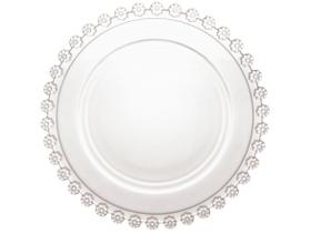 PRATO RASO CRISTAL DE CHUMBO DAISY 28cm - ROJEMAC IMPORTACAO PRATO RASO CRISTAL DE CHUMBO DAISY 28cm - ROJEMAC IMPORTACAO