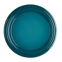 Prato Raso de Cerâmica 22 cm Deep Teal Le Creuset