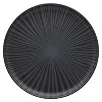 Prato Raso De Cerâmica 26Cm Flat Ônix Preto Oxford Prato Raso De Cerâmica 26Cm Flat Ônix Preto Oxford