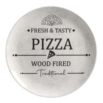 Prato Raso De Cerâmica 29cm Pizza Plate Alleanza Gourmet