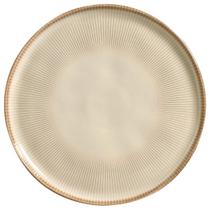 Prato Raso De Cerâmica Bio Raio Off-White 27,5cm Porto Brasil Prato Raso De Cerâmica Bio Raio Off-White 27,5cm Porto Brasil