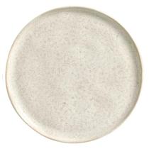 Prato Raso De Cerâmica Bio Vanilla 27,5cm Porto Brasil