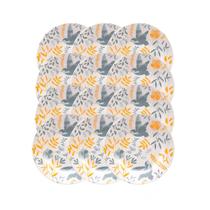 Prato Raso de Ceramica Donna Bem-Te-Vi 26cm 12un - Biona 5409