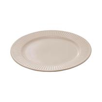 Prato raso de ceramica lines creme 27,5cm wolff Prato raso de ceramica lines creme 27,5cm wolff