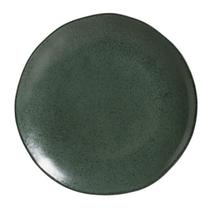 Prato Raso De Cerâmica Orgânico Arauco Verde 26,5cm Porto Brasil Prato Raso De Cerâmica Orgânico Arauco Verde 26,5cm Porto Brasil