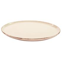 Prato Raso de Cerâmica Tailandesa Laguna OFF 27cm - Mesa Posta Cozinha Decorada Restaurante .