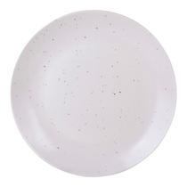 Prato Raso de Cerâmica Tuille Bege/Branca 27cm L'Hermitage