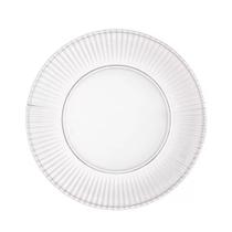 Prato Raso de Cristal Transparente Renaissance Lyor 26,5cm Prato Raso de Cristal Transparente Renaissance Lyor 26,5cm