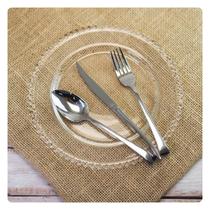 Prato Raso De Cristal Wolff Pearl Bolinha Refeição 28cm