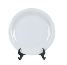 Prato Raso de Mesa Jantar Branco Cerâmica - Porcelart