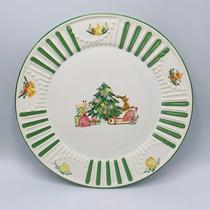 Prato Raso de Natal dos Duendes 28cm- Scalla Prato Raso de Natal dos Duendes 28cm- Scalla